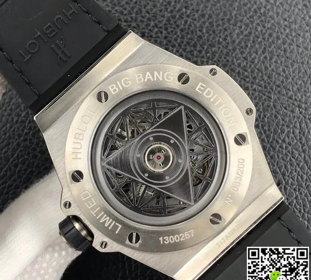 Hublot Big Bang 415.NX.1112.VR.MXM16 WWF Factory 1:1 Best Edition Replica Watch Black Dial Strap
